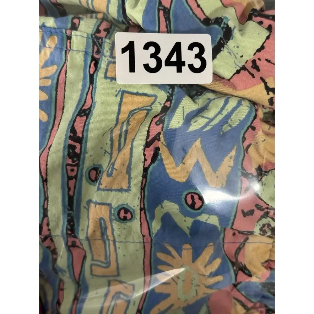 Patagonia NetPlus Shell Baggies Swim Trunks Shorts L Multicolor Aztec Print.